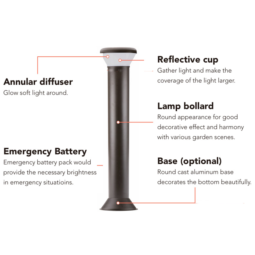 Haloitte Lighting Bollard Light 