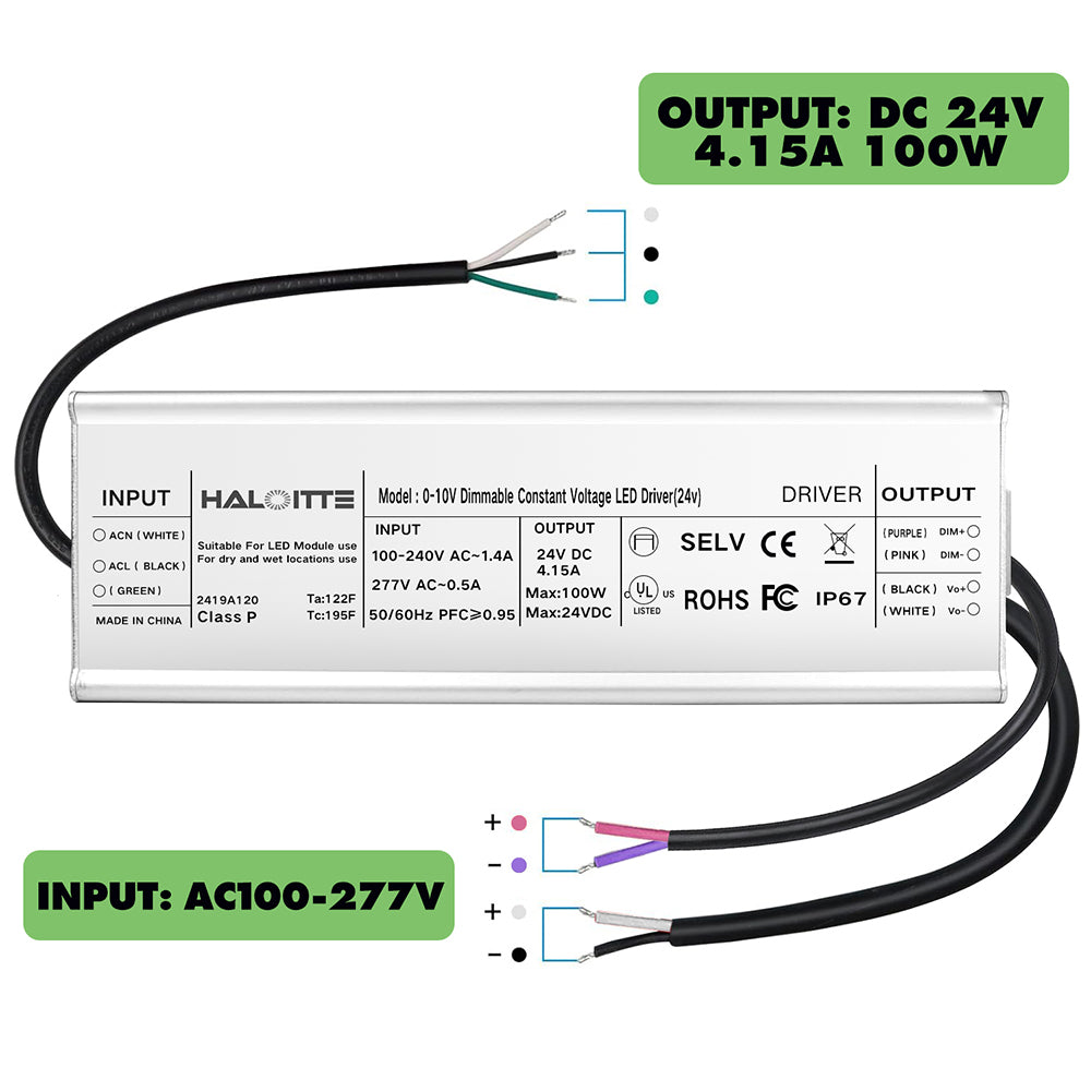 Haloitte Lighting LED Driver 100W 24V